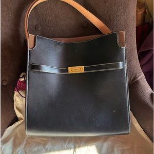 TORY BURCH Lee Radziwill handbag.